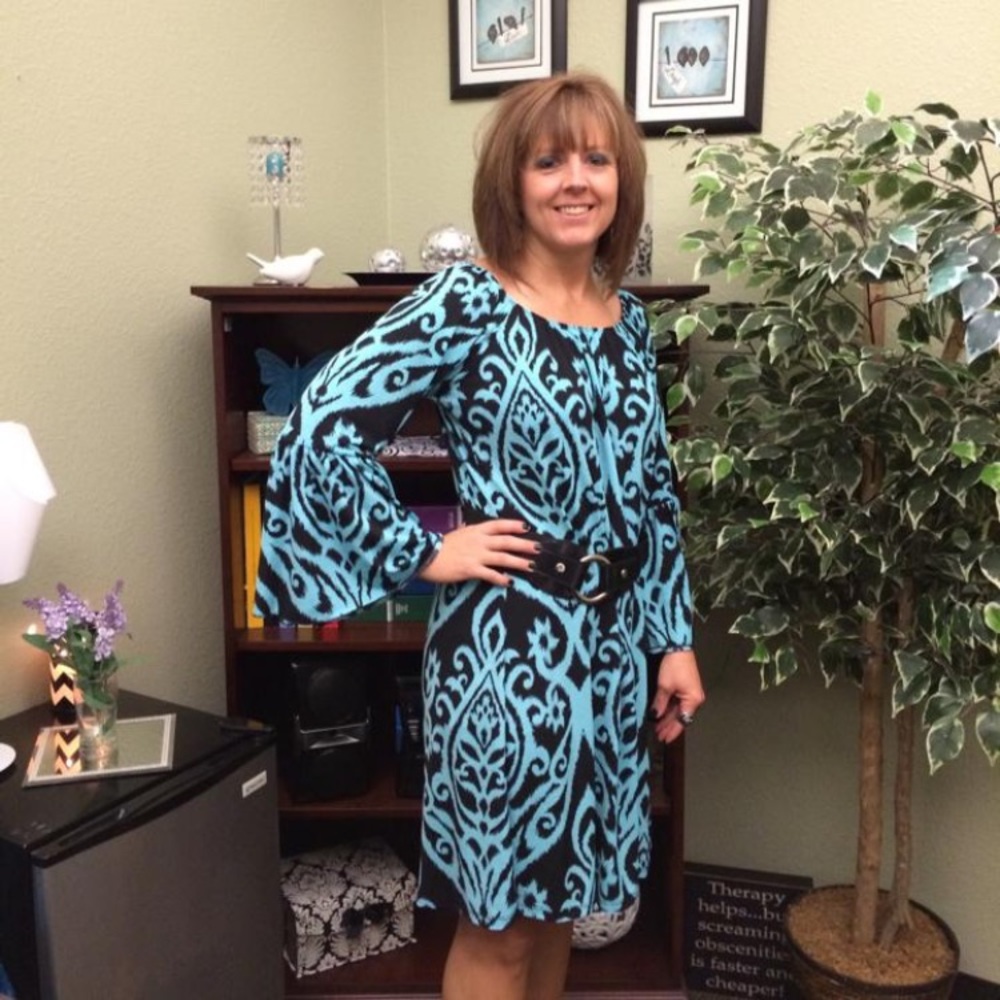 Bell cuff dress